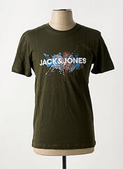 T-shirt vert JACK & JONES pour homme seconde vue