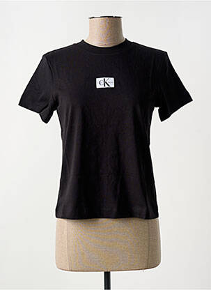 T-shirt noir CALVIN KLEIN pour femme