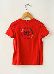 T-shirt rouge TOMMY HILFIGER pour garçon seconde vue