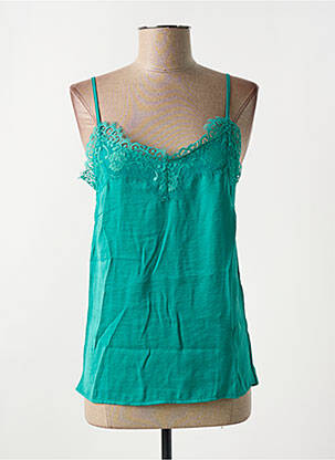Top col v vert VILA femme