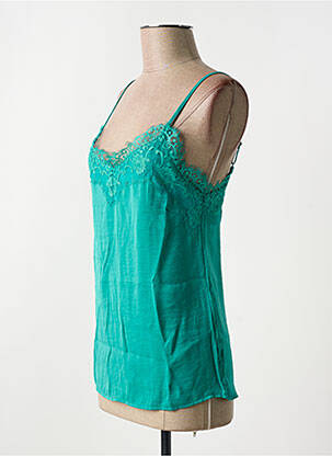Top col v vert VILA femme