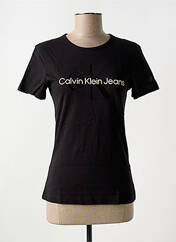 T-shirt noir CALVIN KLEIN pour femme seconde vue
