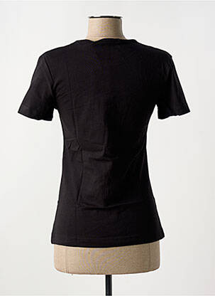 T-shirt col rond noir CALVIN KLEIN femme