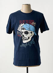 T-shirt bleu JACK & JONES pour homme seconde vue
