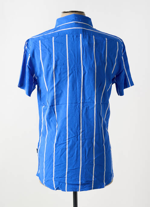 Chemise manches courtes bleu BLEND pour homme