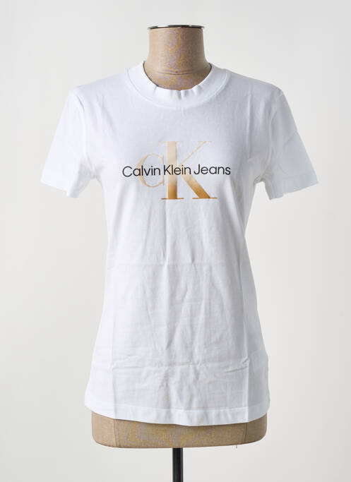 T-shirt blanc CALVIN KLEIN pour femme