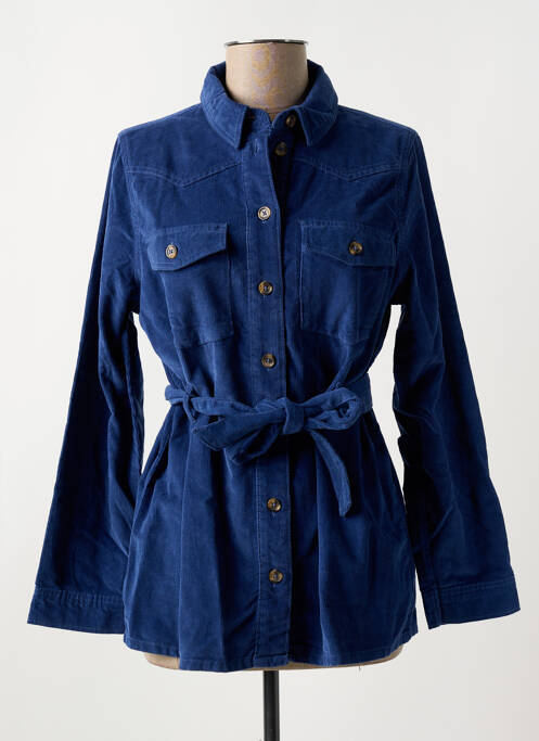 Veste casual bleu PIECES pour femme