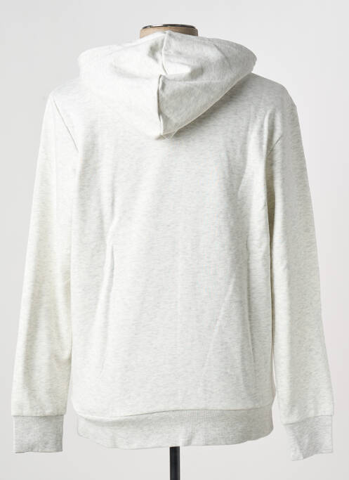 Sweat-shirt à capuche blanc JACK & JONES homme