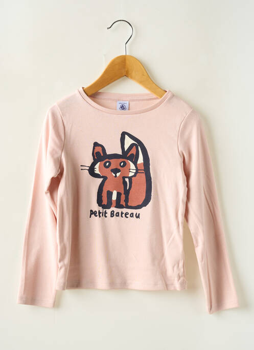 T-shirt beige PETIT BATEAU pour fille