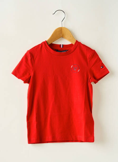 T-shirt rouge TOMMY HILFIGER pour garçon