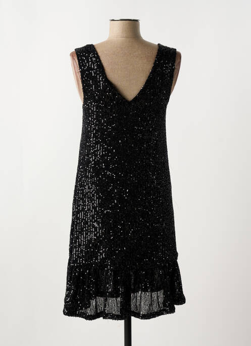 Robe courte noir PIECES pour femme