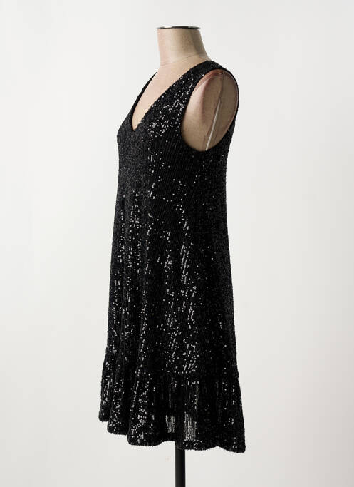 Robe courte noir PIECES pour femme