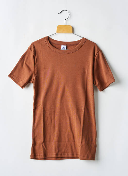 T-shirt marron PETIT BATEAU pour femme