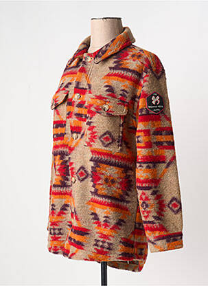 Manteau court marron BANANA MOON femme