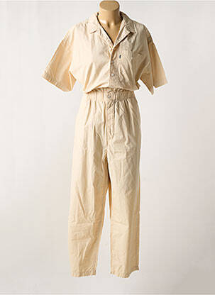 Combi-pantalon col v beige LEVI'S femme