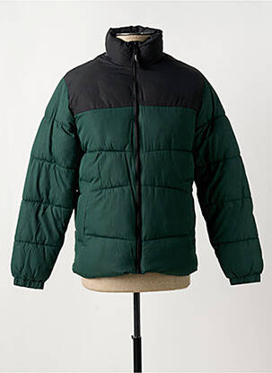 Doudoune col col montant vert JACK & JONES homme