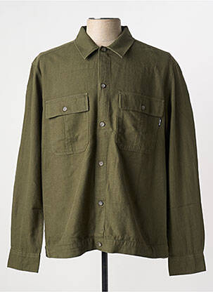 Chemise manches longues vert ONLY & SONS pour homme