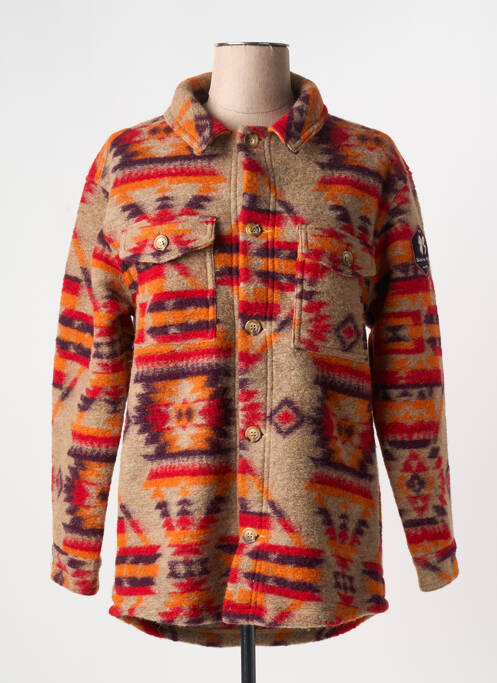 Manteau court marron BANANA MOON pour femme