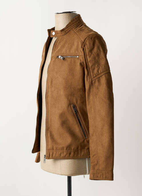 Veste casual marron JACK & JONES pour homme