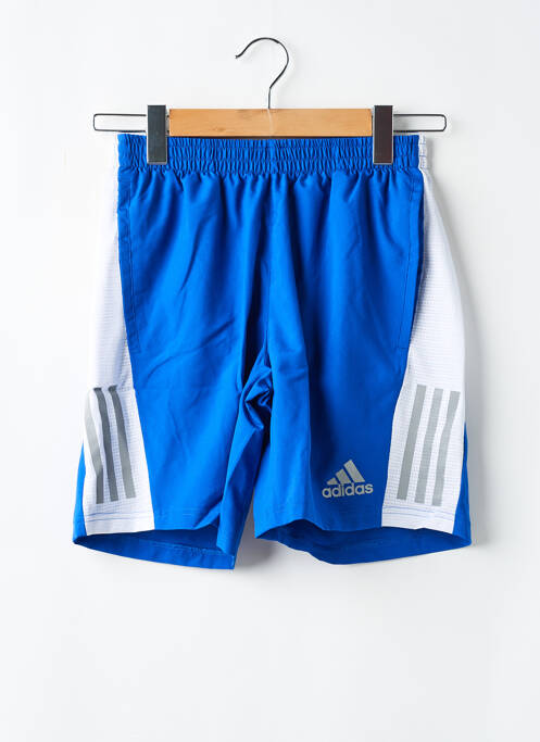 Short bleu ADIDAS pour homme