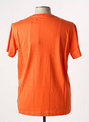 T-shirt col rond orange CALVIN KLEIN homme