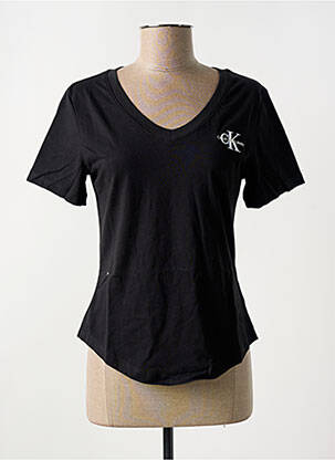 T-shirt noir CALVIN KLEIN pour femme