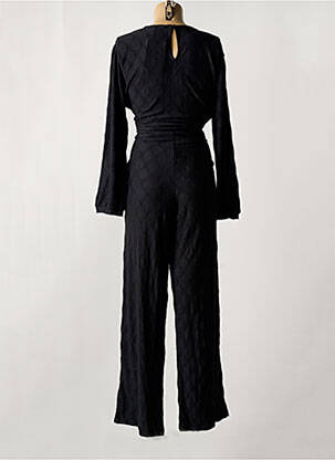 Combi-pantalon col v noir LA FEE MARABOUTEE femme