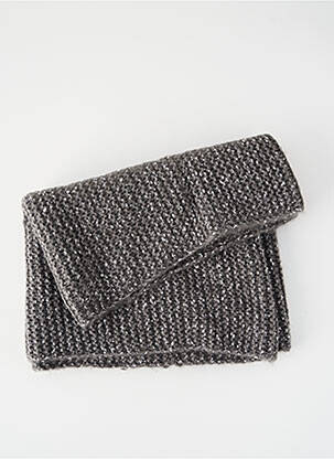 Echarpe gris PIECES pour femme