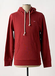 Sweat-shirt à capuche rouge LEVIS homme