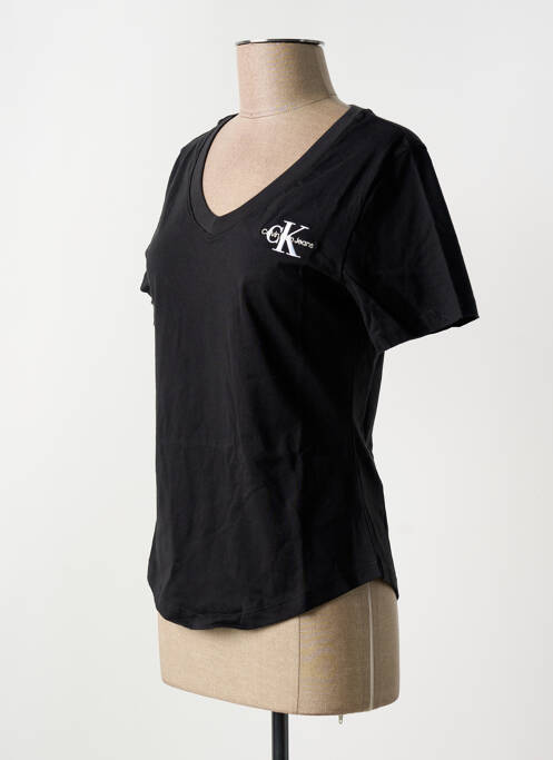 T-shirt noir CALVIN KLEIN pour femme