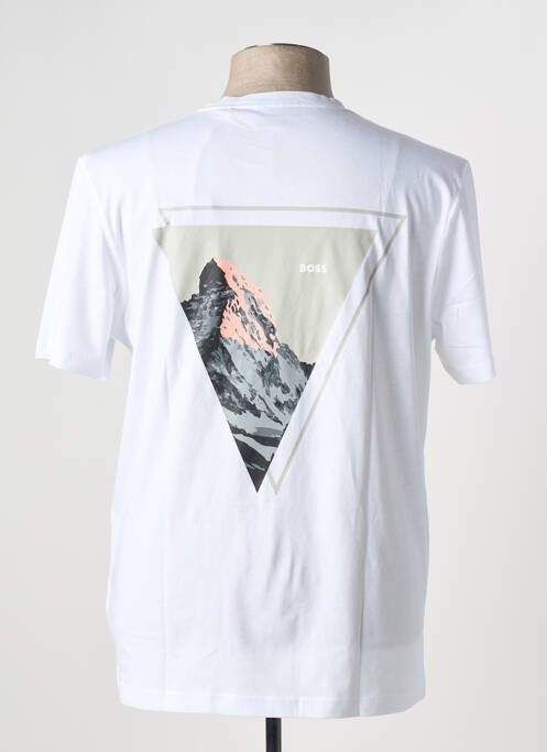 T-shirt blanc HUGO BOSS homme