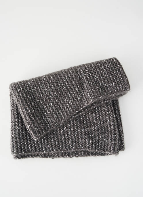 Echarpe gris PIECES pour femme