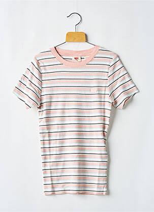 T-shirt col rond rose LEVI'S femme
