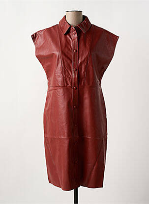 Robe courte col v rouge VILA femme