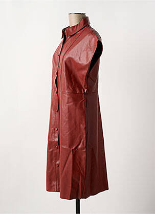 Robe courte col v rouge VILA femme