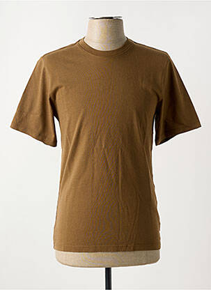 T-shirt col rond marron LEVI'S homme