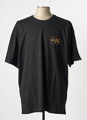 T-shirt col rond noir VANS homme