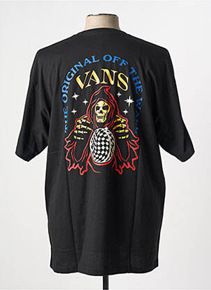 T-shirt col rond noir VANS homme