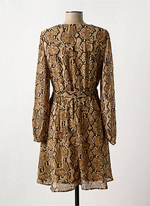 Robe courte col v marron VILA femme
