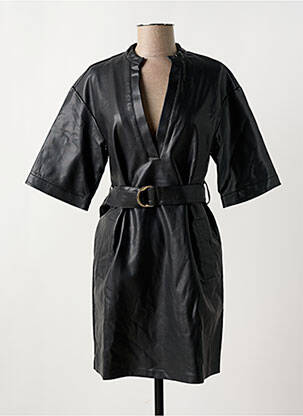 Robe courte col v noir VILA femme