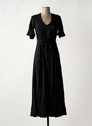 Robe longue col v noir VILA femme
