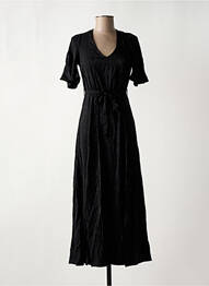 Robe longue col v noir VILA femme