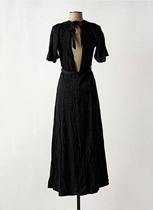 Robe longue col v noir VILA femme