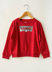 Sweat-shirt rouge LEVIS pour fille seconde vue