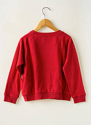 Sweat-shirt col rond rouge LEVI'S fille