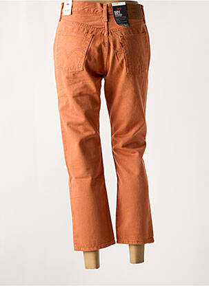 Jeans coupe droite orange LEVI'S femme