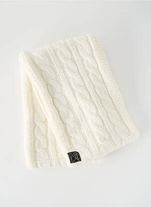 Echarpe blanc SUPERDRY femme