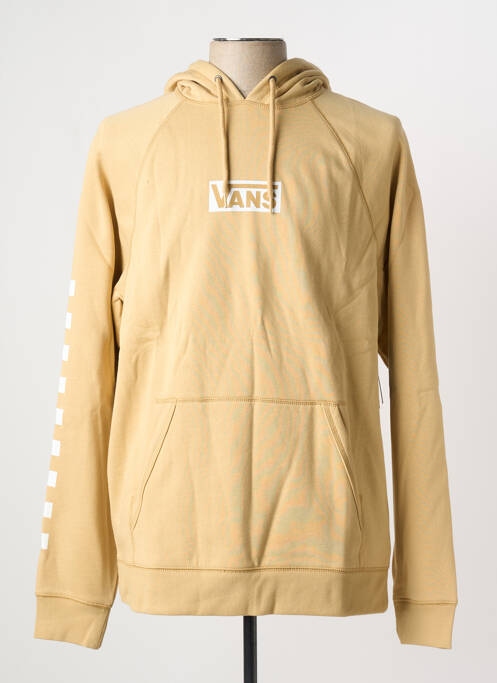 Sweat-shirt à capuche beige VANS pour homme