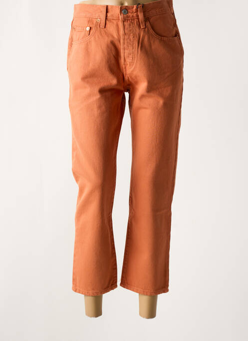 Jeans coupe droite orange LEVIS pour femme