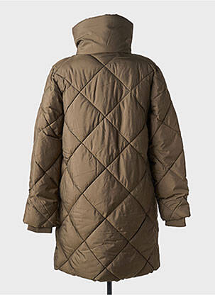 Doudoune col col montant marron VILA femme